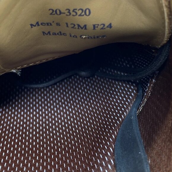 Johnston & Murphy Men's Upton Casual Leather Oxford Shoes Tan Size 12M - Picture 3 of 8